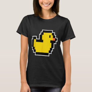 Pixel Little Duck 80s Videogame Halloween Kostuum T-shirt