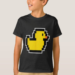 Pixel Little Duck 80s Videogame Halloween Kostuum T-shirt
