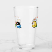 Pixel Lovevogels Glas (Links)