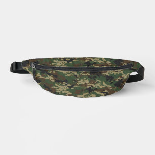 Pixel Militaire Camouflagepatroon Heuptasje