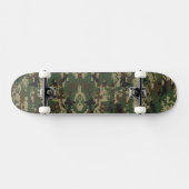 Pixel Militaire Camouflagepatroon Skateboard (Horizontaal)