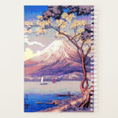 Pixel Mt Fuji du lac Yamanaka en Dusk Poster (Dos)