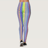 Pixel op pixel betegeld patroon leggings (Achterkant)
