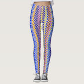 Pixel op pixel betegeld patroon leggings (Voorkant)