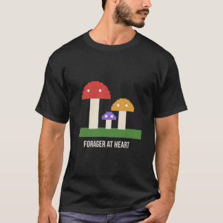Pixel Paddenstoelen Verzamelaar bij Hart Cottageco T-shirt