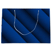 Pixel Pattern 08.B.w Blue BG Groot Cadeauzakje (Voorkant)