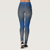 Pixel Pattern 09.BBLK.w DGrey BG Leggings (Achterkant)
