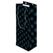 Pixel Pattern 10.B.bw Black BG Wijn Cadeautas (Achterkant Gekanteld)