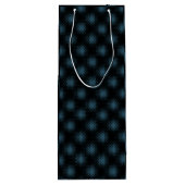 Pixel Pattern 10.B.bw Black BG Wijn Cadeautas (Achterkant)