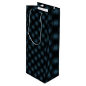 Pixel Pattern 10.B.bw Black BG Wijn Cadeautas (Voorkant Gekanteld)