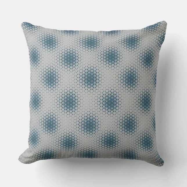 Pixel Pattern 10.B.bw LGrey BG Kussen (Voorkant)