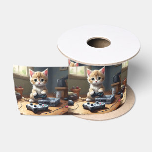 Pixel Paws: het gamer kitten in actie Lint