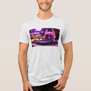 Pixel Perfect: Game Designer Mode aan Tri-Blend Shirt