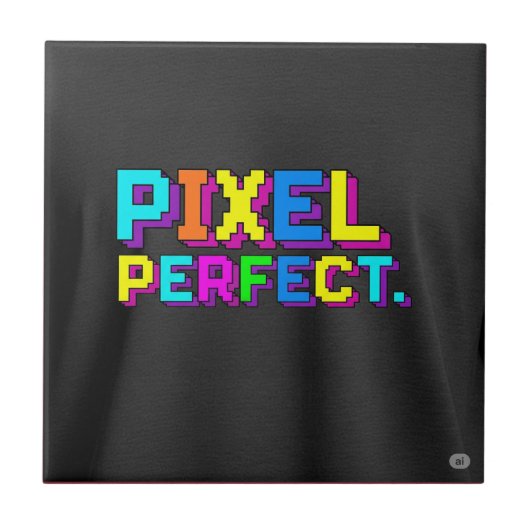 Pixel perfect. tegeltje (Voorkant)