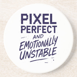 Pixel Perfect Zandsteen Onderzetter