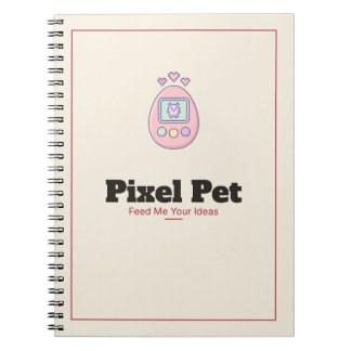 Pixel Pet Carnet de Notes à Spirale pour Animal Vi