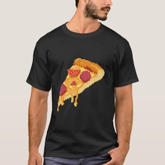 Pixel Pizza T-shirt (Voorkant)