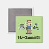 Pixel Programmer Magnet (Recto/Verso)