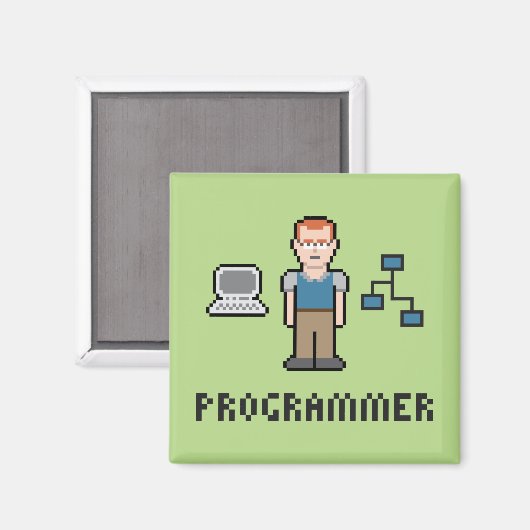 Pixel Programmer Magnet (Recto/Verso)