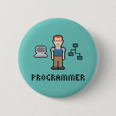 Pixel Programmer Round Button (Voorkant)