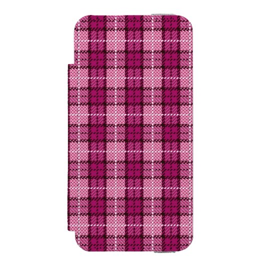 Pixel Pset_Magenta-Black Incipio iPhone Portemonnee Hoesje (Voorkant Agenda)