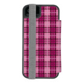 Pixel Pset_Magenta-Black Incipio iPhone Portemonnee Hoesje (Agenda Achterkant)