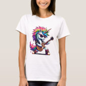Pixel Punk Rock Eenhoorn T-shirt (Voorkant)