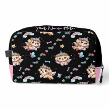 Pixel Puppicorn Whimsical Dog Toiletry Sac