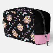 Pixel Puppicorn Whimsical Dog Toiletry Sac (Coin droit)