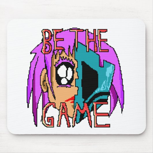 Pixel Rebel Zoe - 8-Bit Character Art Muismat (Voorkant)