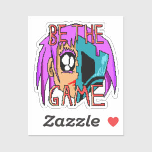 Pixel Rebel Zoe - 8-Bit Karakter Kunst Sticker