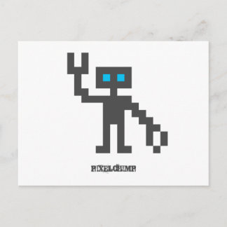 Pixel_Robot Briefkaart