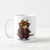 Pixel Samurai Cat Koffiemok (Links)