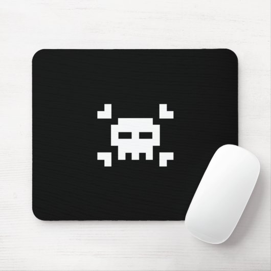 Pixel Skull Muismat (Met muis)