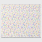 Pixel Soap Bubbles Pattern Cadeaupapier (Vlak)