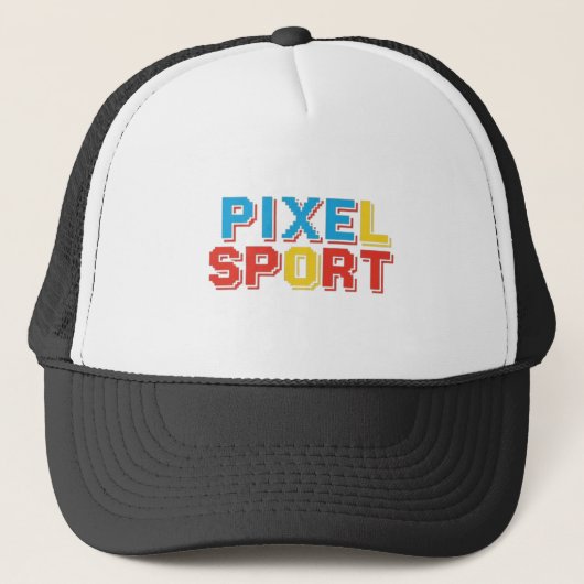 Pixel Sport Trucker Hat Pet (Voorkant)