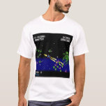 Pixel Starfighter T-Shirt -Retro Space Shooter Tee<br><div class="desc">Pixel Starfighter T-Shirt – Retro Space Shooter Tee, Pixel Art Spaceship Shirt, Arcade Gaming Graphic Tee, Sci-Fi Gamer Gift. Blast through space in classic retro style! 🚀 Pilot your blue starship, dodge alien attacks, and fire lasers at incoming enemies. Face the ultimate cosmic boss — are you ready to break...</div>