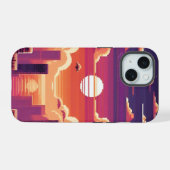 Pixel Sunset City (Verso Horizontal)