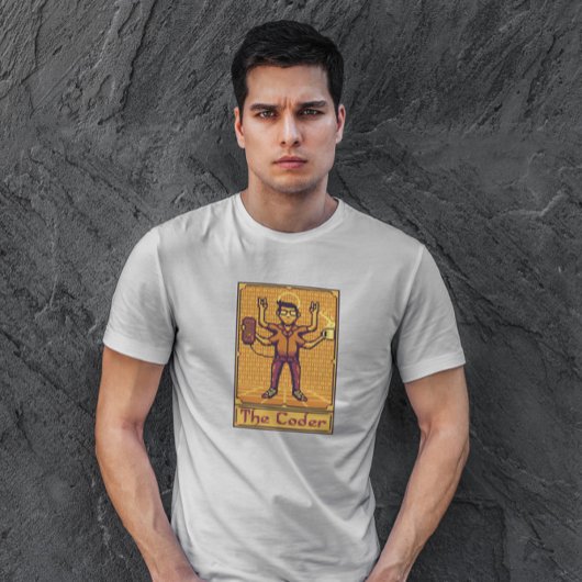 Pixel Tarot Card-programma T-shirt