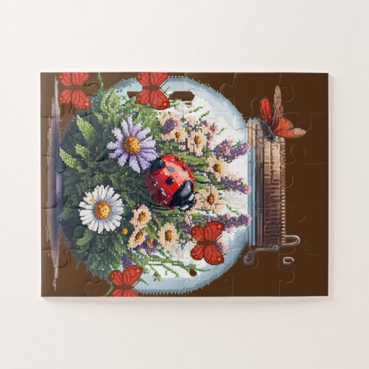 Pixel thème jar puzzle (Horizontal)