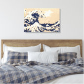 Pixel Tsunami 8 Bit Pixel Art Canvas Afdruk (Insitu (Slaapkamer))