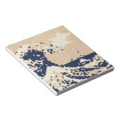 Pixel Tsunami 8 Bit Pixel Art Notitieblok (Schuin)