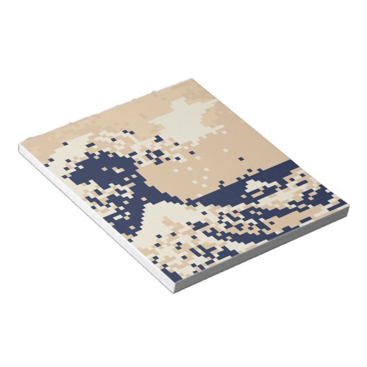 Pixel Tsunami 8 Bit Pixel Art Notitieblok (Schuin)