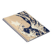 Pixel Tsunami 8 Bit Pixel Art Notitieboek (Rechterzijde)