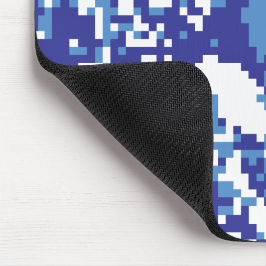 Pixel Tsunami Blue met 8 bits Pixel Art Muismat (Hoek)