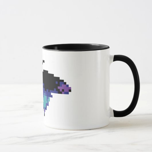 Pixel vlinder mok (Rechts)
