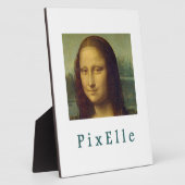 Pixel vrouw fotoplaat (Zijkant)