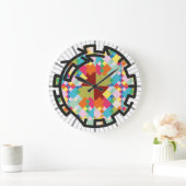 PIXELAT chained numbers by Masanser Grote Klok (Huis)