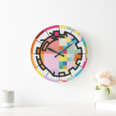 PIXELAT chained numbers by Masanser Grote Klok (Huis)