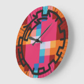 PIXELAT chained numbers by Masanser Grote Klok (Hoek)